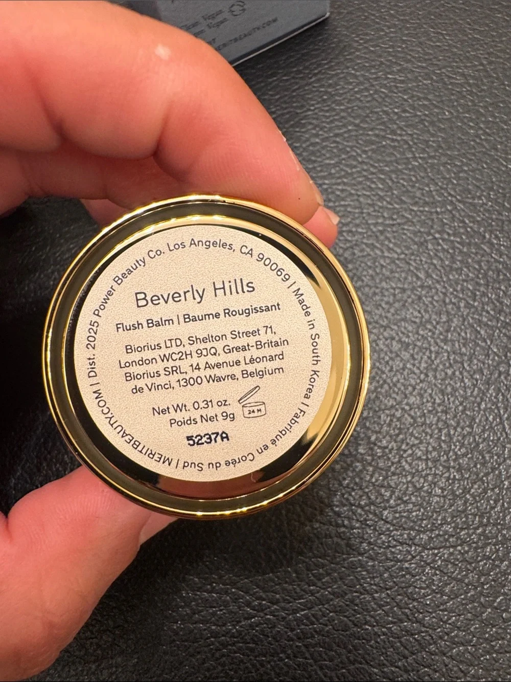 MERIT Flush Balm Cream Blush — Beverly Hills (Soft Peach)